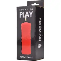 Power Escorts Bound to Play - Hot Wax Fat Candle Red Candle Low Temperature