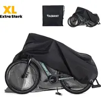 Radiant Fietshoes - Voor 1 of 2 Fietsen - Waterdicht & Extra Sterk Oxford - Dubbele Slotgaten - Universeel - Inclusief Opbergzak