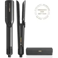 NAVADO Airglide Airstraight - Stijltang Wet-to-Dry - Föhn & Stijltangen 2-in-1 - Coldshot - Alternatief - Dupe - Haardroger - Stoomstijltang