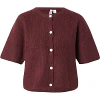 Pieces Gebreid vest 'PCSilly' bourgogne