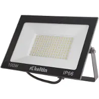 KEL LED floodlight - 100W - neutraal wit - IP66 - verstelbaar - 22,5x16,5 cm