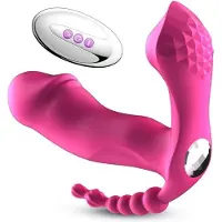 Power Escorts - Meest komplete Silicone Panty Vibrator - tevens Luchtdrukvibrator - Op en neer - USB Rechargeable - 7 Vibrations - Heating - 7 Frequency Of Sucking - Luxury Giftbox - Pink