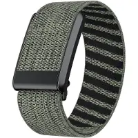 Strap-it Elastisch nylon bandje - geschikt voor Whoop 4.0 (grijs-groen)