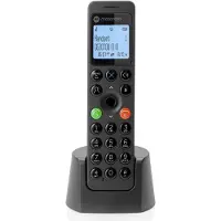 Motorola Draadloze telefoon - zwart - 1 handset - DOT201