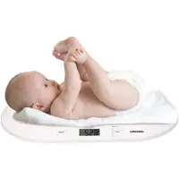 Grundig Digitale Babyweegschaal – Nauwkeurige Baby Weegschaal tot 20 kg – Ook Geschikt als Dierenweegschaal – Met Lcd-Scherm, Automatische Uitschakeling en Eenheidskeuze