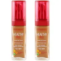 Bourjois Healthy Mix Anti-Fatigue Foundation – 60 Dark Amber – 2×30 ml voordeel