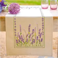 Vervaco - Loper kit - Lavendel - PN-0222932 - Borduren - Borduurpakket - Borduurpakket volwassenen - Borduurpakket kind