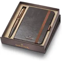 Sheaffer balpen - giftset 100 9374 - Coffee Edition - met klein notitieboek SF-G2937451-4