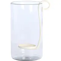 Light & Living TORNA glazen vaas in olijfgroen – 33x16,5x36,5 cm