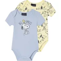 Vertbaudet Set van 2 babyrompertjes SNOOPY Peanuts