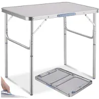 Travel Draagbare Campingtafel 75x55x 56/26cm – Inklapbaar