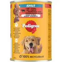 Pedigree 24x Adult Hondenvoer Nat Blik Rund 400 gr