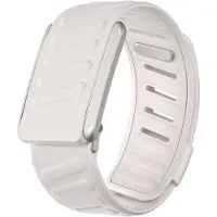 Strap-it Siliconen sport bandje met druksluiting - geschikt voor de Whoop 4.0 (sterrenlicht)