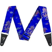 Fender Satin Dragon Strap Polyester Gitaarband Royal Blue 0990638052