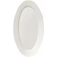 Serax Dinerbord Oval S White Silhouette 19 cm