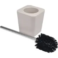 Coppens Toiletborstel in kunststof houder taupe
