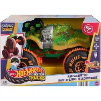Hot Wheels Sharks Vs Dinosaurs Monster Trucks Remote Control Car Groen