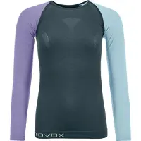 Ortovox - Women's 120 Comp Light Long Sleeve - Merino-ondergoed S, blauw