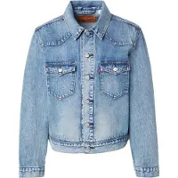 Levi's Tussenjas 'Western Trucker' blauw denim