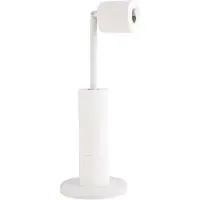 Coppens Toiletrolhouder metaal draaibaar wit