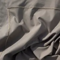 Dommelin Dekbedovertrek Cortina Taupe-Taupe Percal-240 x 200 / 220 cm | Lits-Jumeaux
