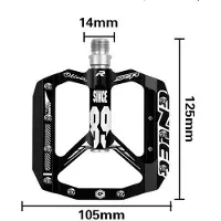 HBS Pd-001 Aluminium Cnc Mtb Pedalen - All Mountain En Xc - Rood
