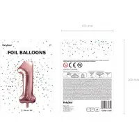 Party Deco Partydeco - Folieballon Folie Ballon 1 86 cm