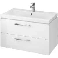 Cersanit Lara - Kast met wastafel, 45x79x45 cm, 2 laden, wit S801-149-DSM