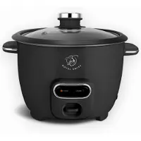 ROYAL SWISS Rijstkoker – 1.8L – 650W – Glazen Deksel – Anti-aanbak Binnenpan – Inclusief Rijstlepel & Maatbeker
