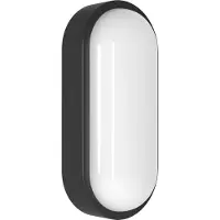 MEGATRON Wandlamp buiten met bewegingssensor Zella Neo Sensor, dimbaar, zwart, Hal, Kunststof