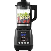 Kitchenbrothers Blender - Thermoblender - 1.75L - Kookfunctie - 700+1000W - Smoothie Maker - IJscrusher - Zwart