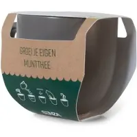 Jens Living "groei je eigen muntthee" mok