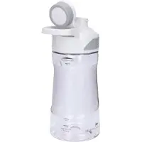B-Home B-HomeWaterfles / drinkfles / sportfles Aquamania - lichtgrijs - 530 ml - kunststof - bpa vrij - lekvrij - Stijlvolle fles