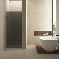 Wiesbaden Nisdeur less 90x200 cm 8 mm nano rookglas gunmetal