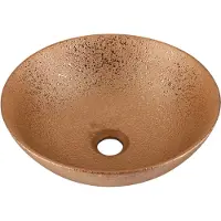 Differnz Waskom Bright Keramiek 36x14 cm Koper