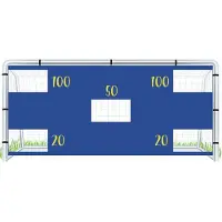 Sporti France Target For 8-a-side Football Goal Sportifrance Blauw