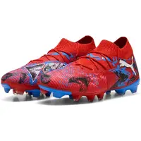 Puma Future 8 Match Playmakers Gras / Kunstgras Voetbalschoenen (MG) Rood Blauw Zwart
