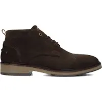 MazzelTov Heren Veterschoenen Sanjay - Bruin - Maat 47