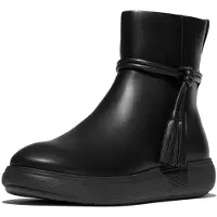 FitFlop Dames IQ Comff Tassel Korte Laarzen All Black