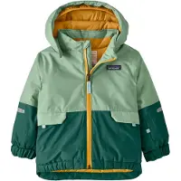 Patagonia - Kinder ski jassen - Baby Snow Pile Jkt Ellwood Green voor Unisex - Kindermaat 2 jaar - Groen