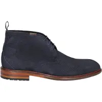 Floris van Bommel Veterboots 'De Normer 01' nachtblauw