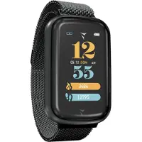 Techmade Smart Horloge STEPS Metalic Black