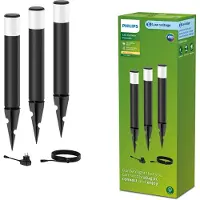 Philips Sokkellamp Pack Gardenlink Purex 24v Zwart 3 St