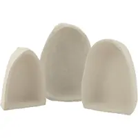 J-Line wandrek - papier maché - wit - 3 stuks