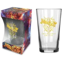 Judas Priest Bierglas - Invincible Shield - voor Geen - transparant - Maat Standard
