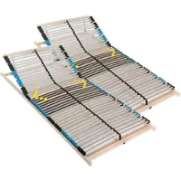 Sleepneo Lattenbodem 200x200 - verstelbaar - - Draagvermogen ca. 140 kg - 7 zones - bedbodem