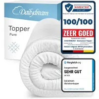 Nivion - Topper - Matrastopper - 135x190cm - Memory Foam - 5cm dik - Model Pure M - traagschuim