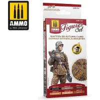 Ammo by Mig Hobbyverf Acrylverf - MIG 7041 WAFFEN SS Autumn Camo. German Einchenlaubmuster - Acryl Set Verf set - 6x 17 ml