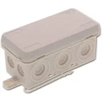 Wiska Kabelaansluitdoos 86x44x41mm 10 elastische afdichtingsmembranen IP55 Aansluitdoos Aansluitdoos