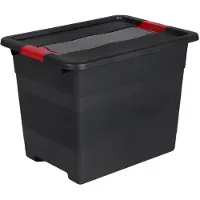 Keeeper Eckhart PP (Polypropeen) Opbergdoos 24 L Met deksel Grijs 29,5 x 30 cm